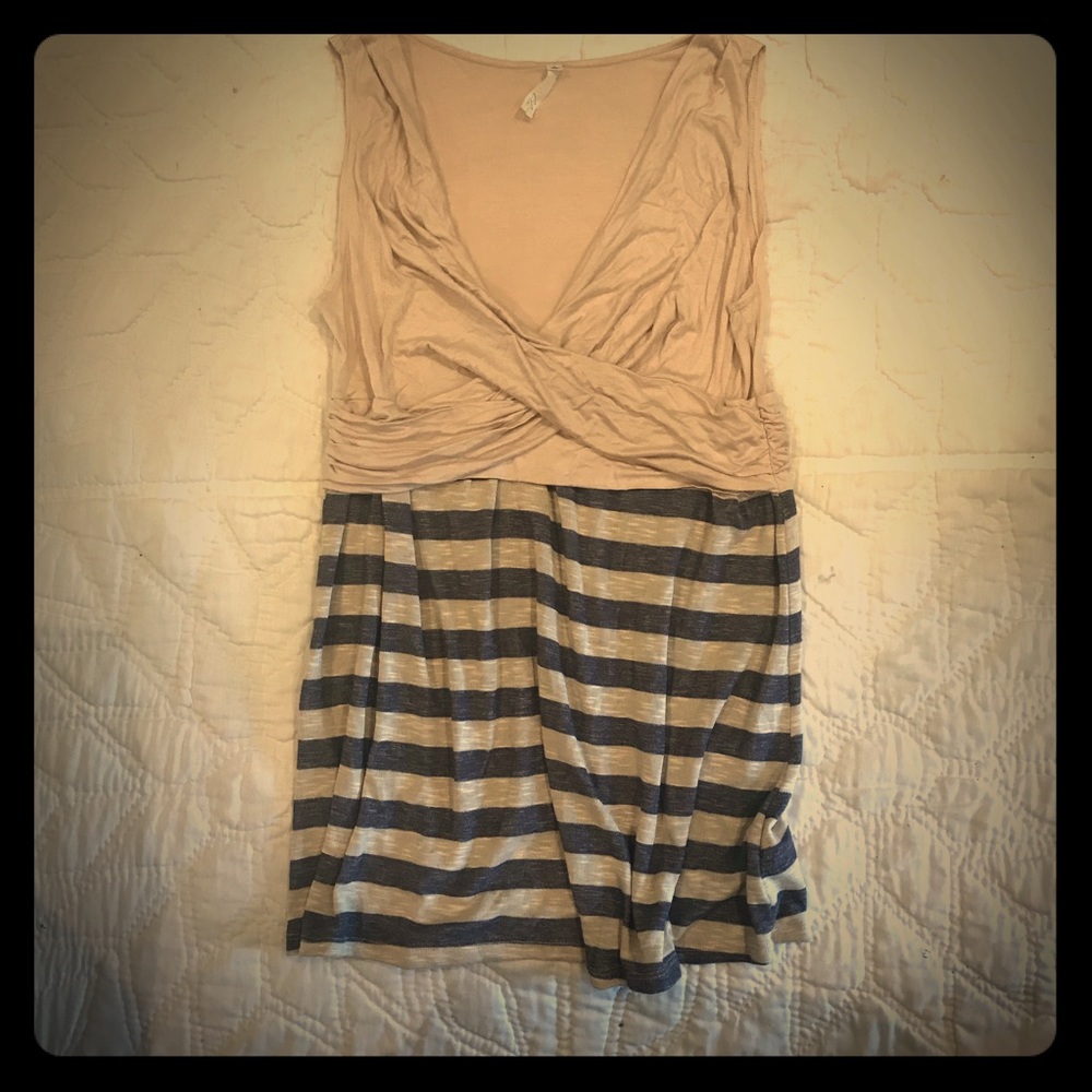 Sleeveless maternity dress casual tank